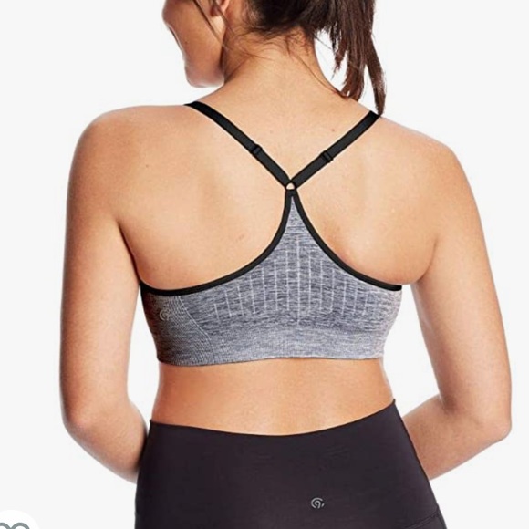Champion c9 Seamless Sports Bra - XS - Grey & Black - Picture 2 of 8